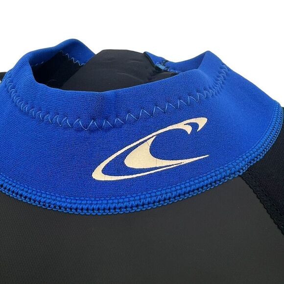 NWT VTG O'Neill Men's Reactor Shorty Short Sleeve Surfing Wetsuit Black/Blue XXL - Picture 14 of 16